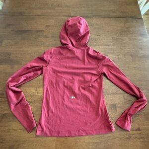 ALO Yoga Women's Red Hoodie Top